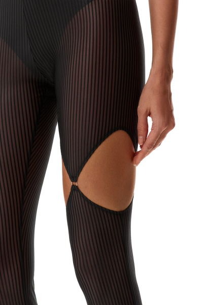 Легинсы с фигурным вырезом SODAMODA, цвет: Черный, 16201 купить онлайн