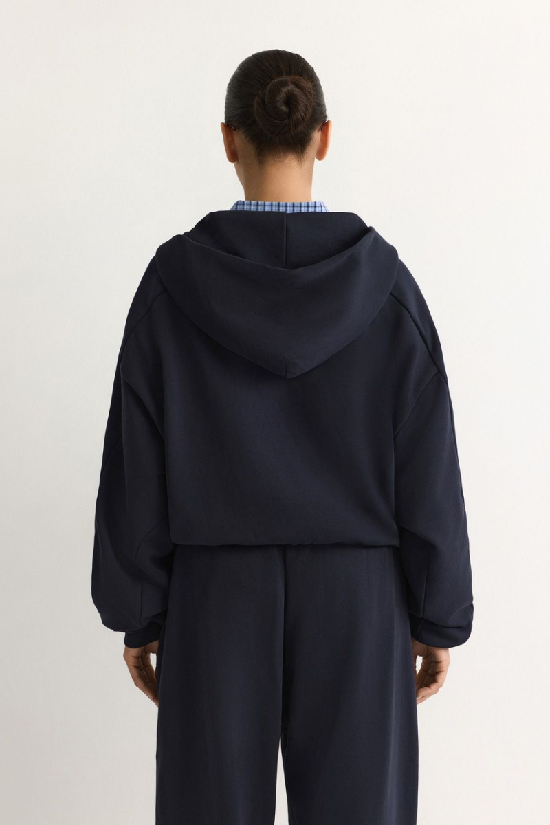 Худи из 100% хлопка TOPTOP, цвет: синий, TT.054.17670.620 купить онлайн