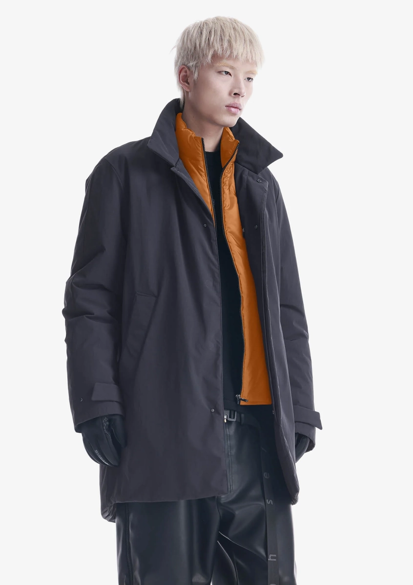 Тренч KRAKATAU, цвет: серый, Qm549-2 купить онлайн