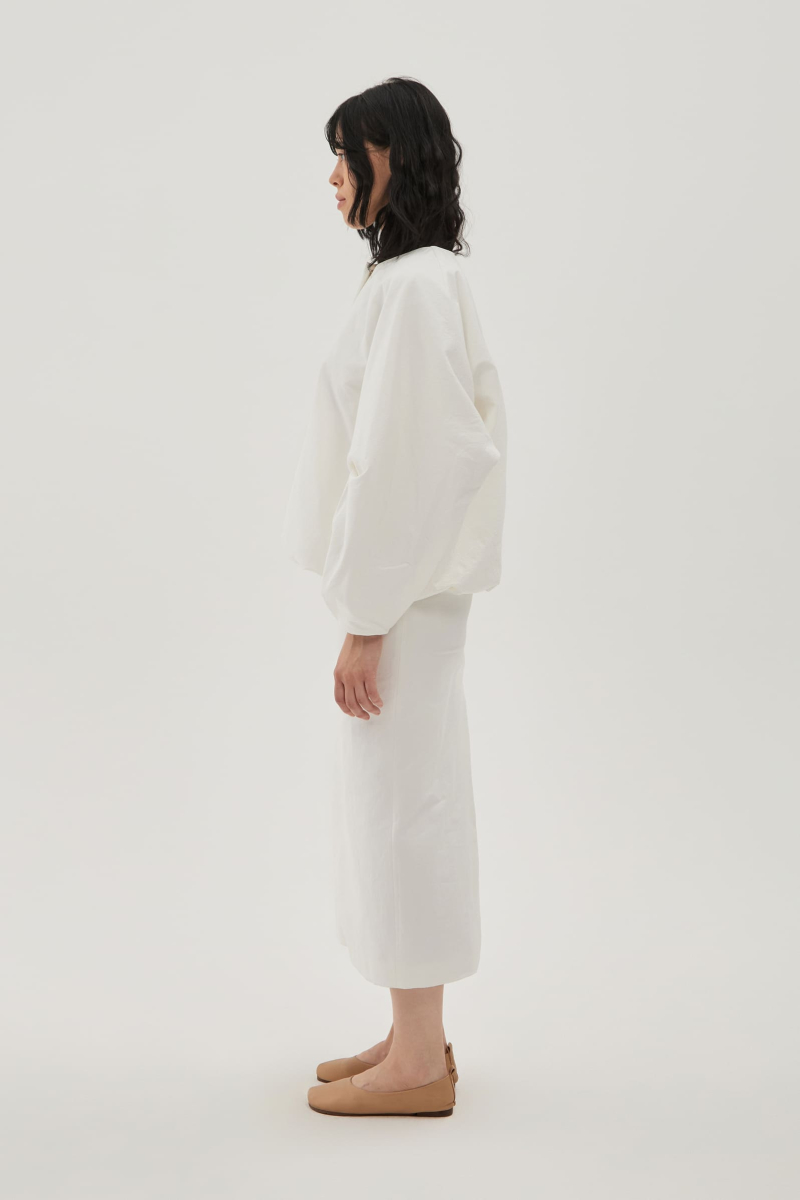 Жакет из бумажной ткани UNKE, цвет: белый, 2601J002C_WH купить онлайн