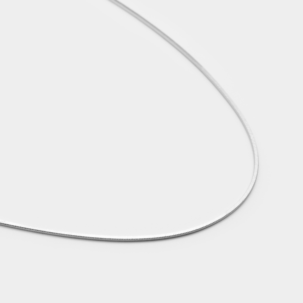 Колье-цепь плетения "Снейк" Darkrain, цвет: серебро, DS2003 купить онлайн