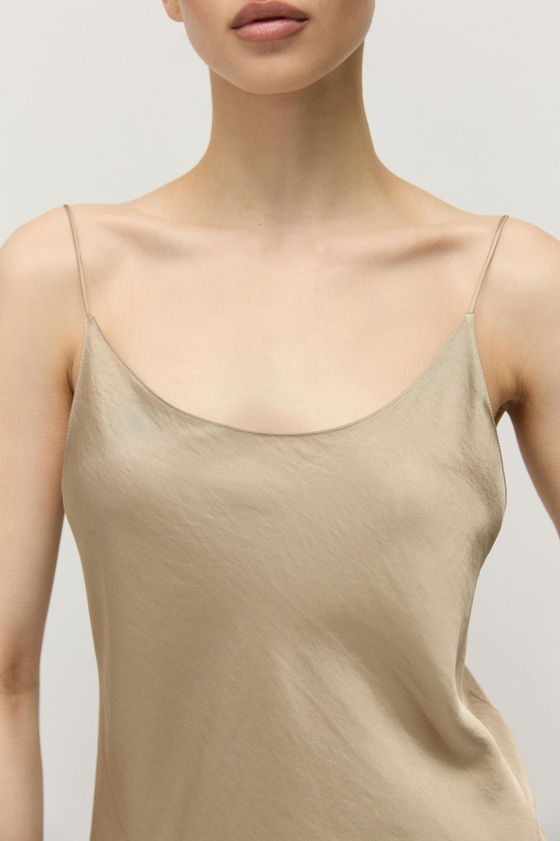 Топ на тонких бретелях AROUND, цвет: оливковый, 269_62VPE01 купить онлайн