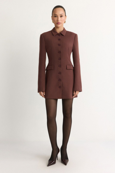 Платье-жакет из смесовой вискозы