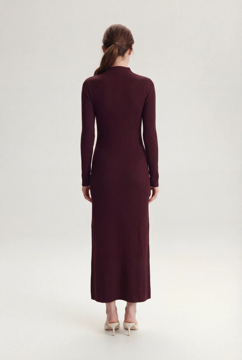 Платье трикотажное SAGAS, цвет: Бордовый, 260111 купить онлайн