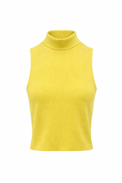 Топ с воротником