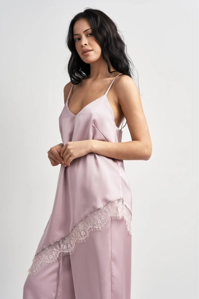 Топ с кружевом Erist store, цвет: розовый, НФ-00003468 купить онлайн