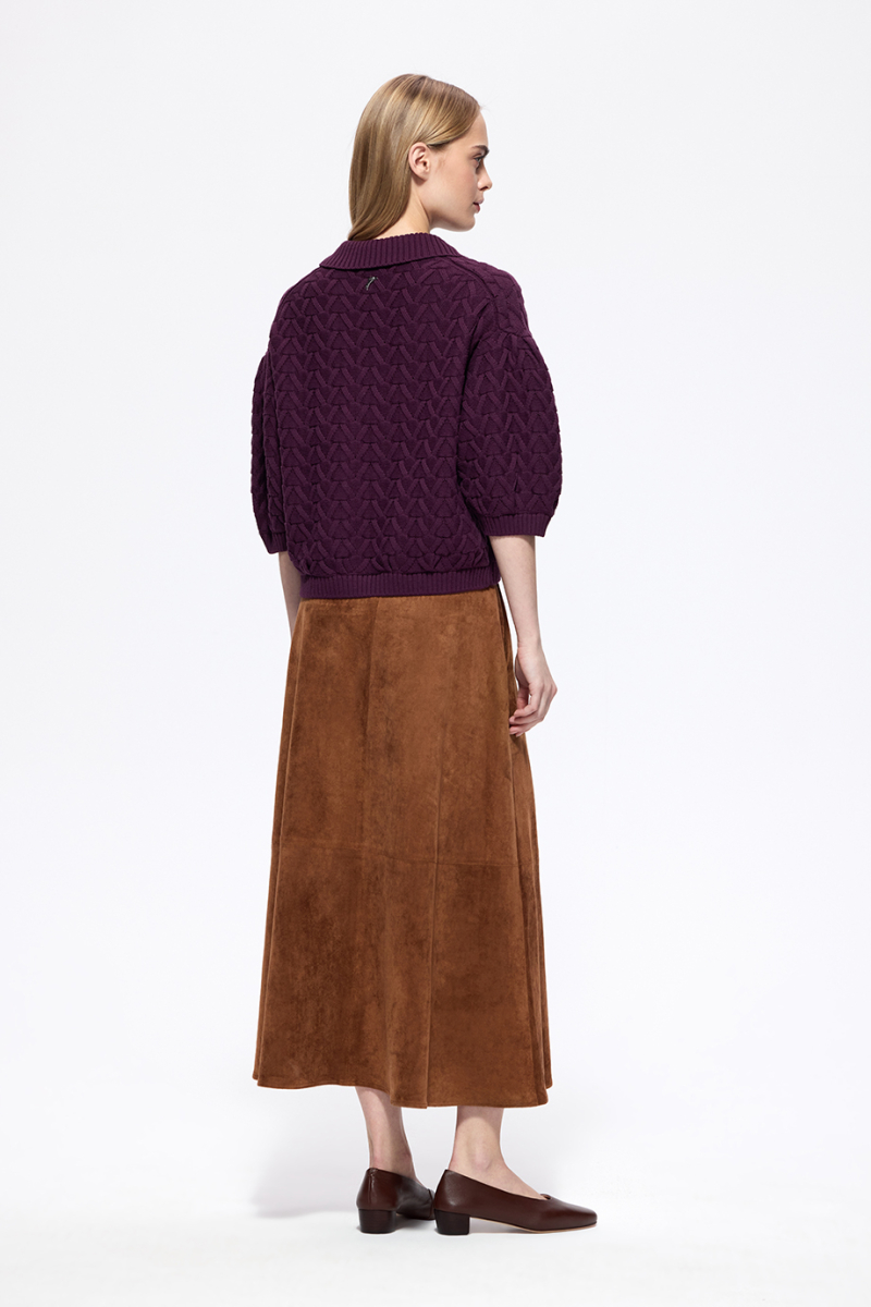 Джемпер вязаный женский DREAMS BY ALENA AKHMADULLINA, цвет: фиолетовый, 126104140304558/112000 купить онлайн