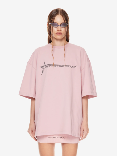 Футболка оверсайз с принтом