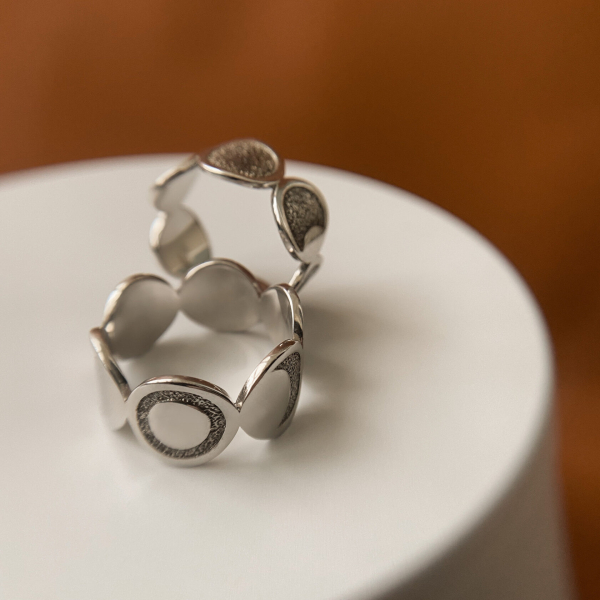 Кольцо Фазы Луны The Reason, цвет: Серебряный, клц фазы - 105 купить онлайн