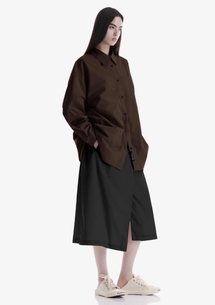 Рубашка из экозамши KRAKATAU, цвет: Кофейный, Nw83-89 купить онлайн