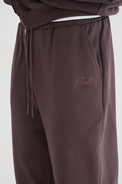 Джоггеры мужские «Город» CULTBASE, цвет: коричневый,  купить онлайн