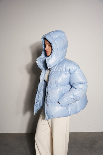 Пуховик PUFFER Y1 BLUE YONS, цвет: голубой, YO-356 купить онлайн Пуховик PUFFER Y1 BLUE YONS, цвет: голубой, YO-356 купить онлайн