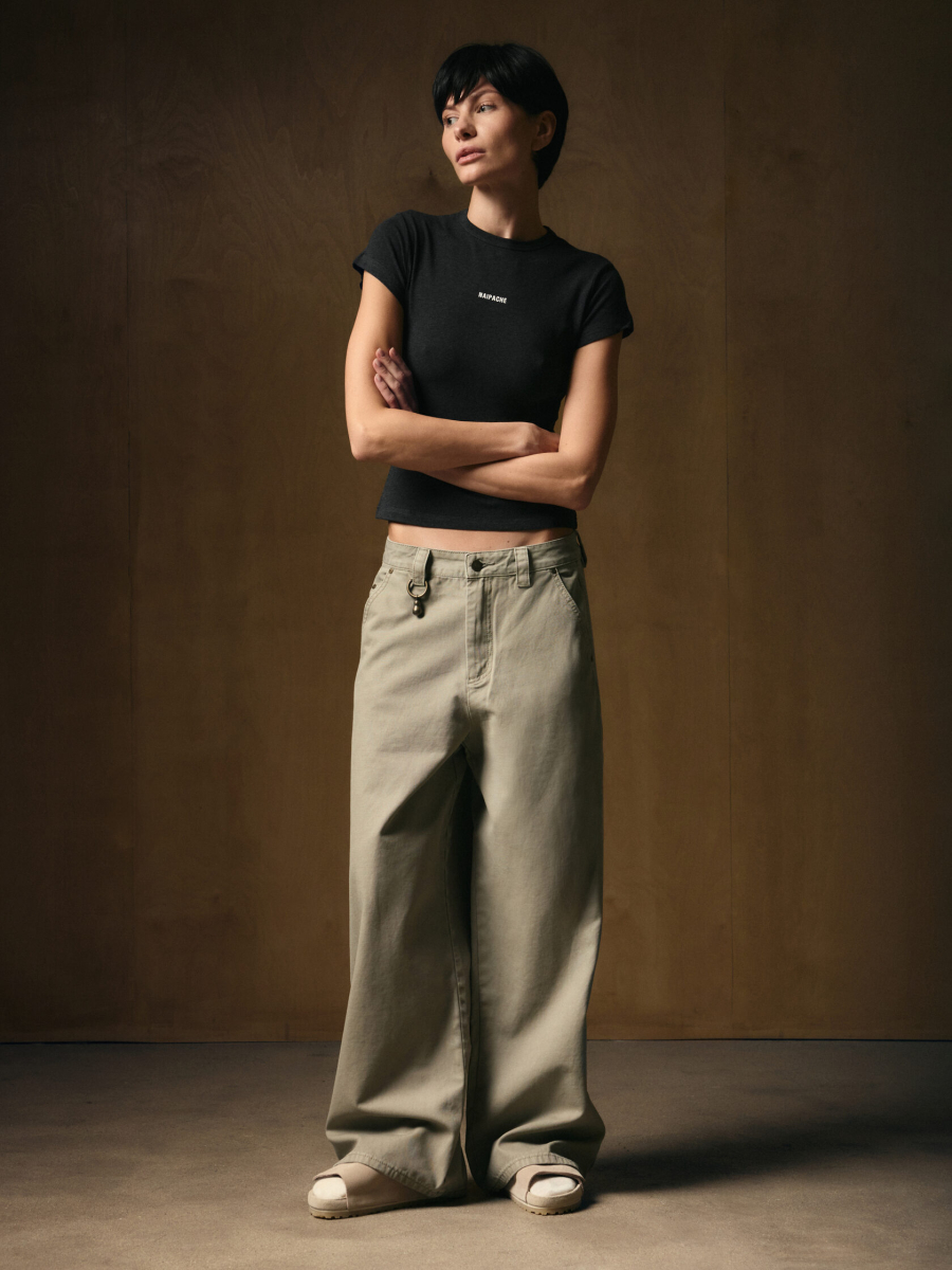 Джинсы оверсайз NAIPACHE, цвет: серый,  купить онлайн