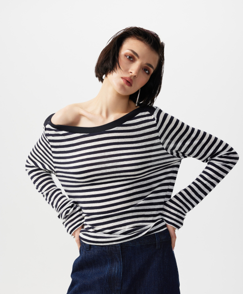 Лонгслив в полоску GLVR, цвет: мультиколор, 126G23GAC1210 купить онлайн