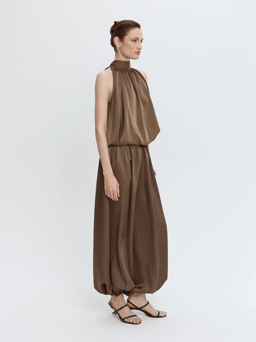 Комбинезон из атласа ANNA PEKUN, цвет: серый, 23.2600.800 купить онлайн