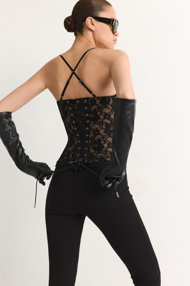 Брюки из смесового района TOPTOP, цвет: Черный, TT.034.18389.900 купить онлайн