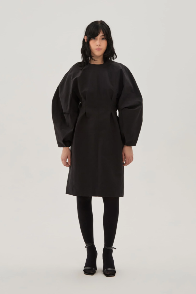 Платье из бумажной ткани