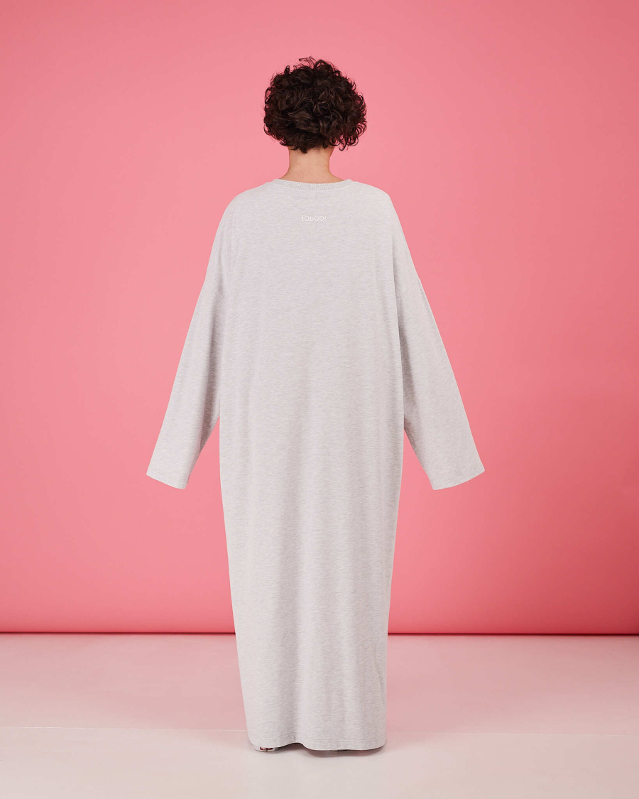 Платье-лонгслив TABOO, цвет: меланж, DrLong-01 купить онлайн
