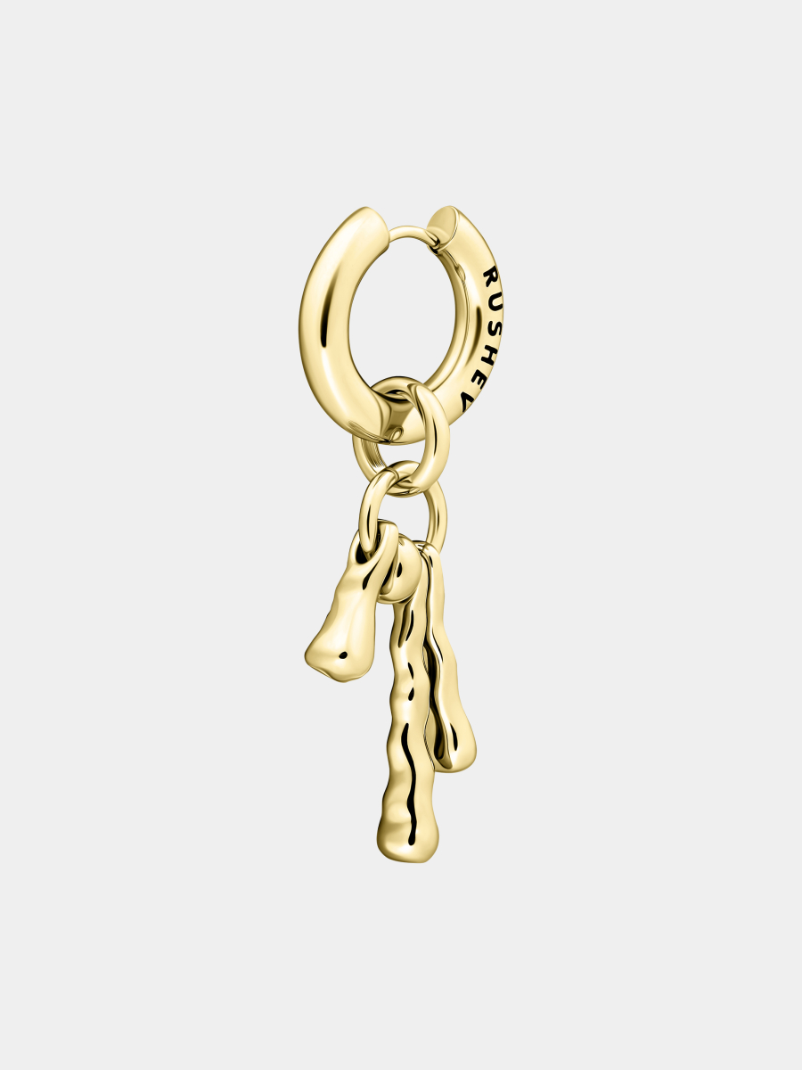 Моносерьга с каплями RUSHEV RSHV_SS25_EA3G купить онлайн