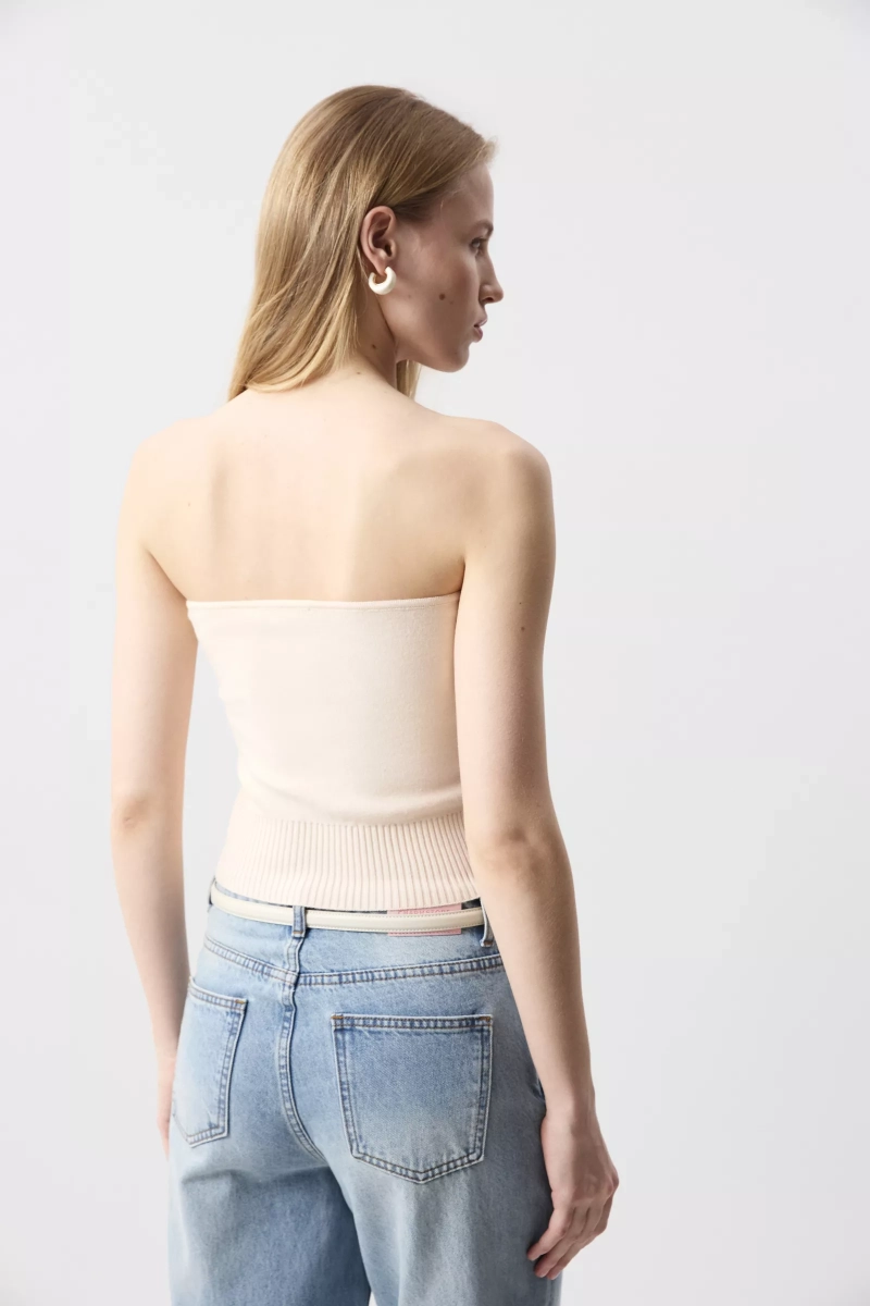 Топ-бандо вязаный Charmstore, цвет: ванильный, 309-543115-113 купить онлайн