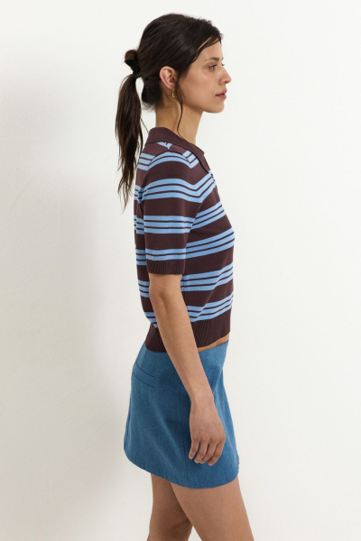 Джемпер из 100% вискозы TOPTOP, цвет: коричневый, TT.050.17693.701 купить онлайн