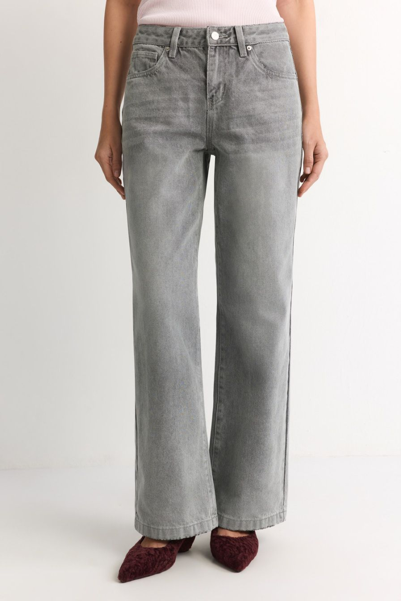 Джинсы из смесового хлопка с вышивкой TOPTOP, цвет: серый, TT.036.18372.800 купить онлайн