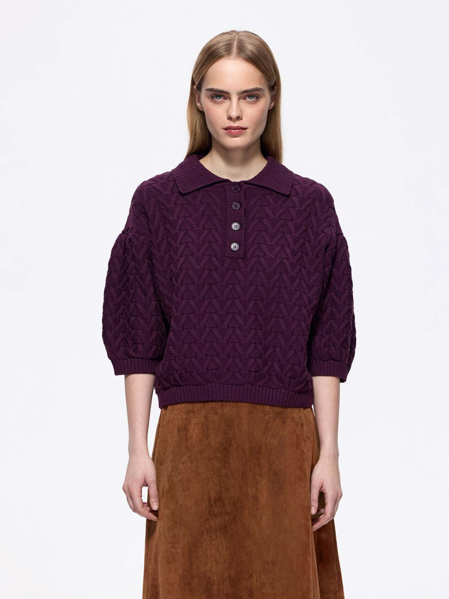 Джемпер вязаный женский