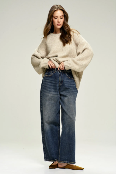 Джинсы BAGGY с потертостями Orange Джинсы BAGGY с потертостями Orange