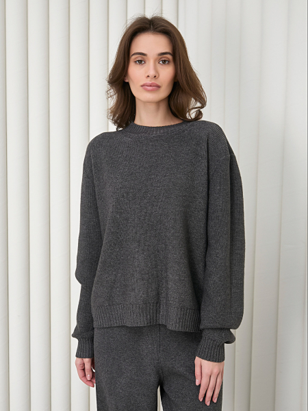 Костюм джемпер с брюками I.B.W., цвет: серый, KJ109 купить онлайн Костюм джемпер с брюками I.B.W., цвет: серый, KJ109 купить онлайн