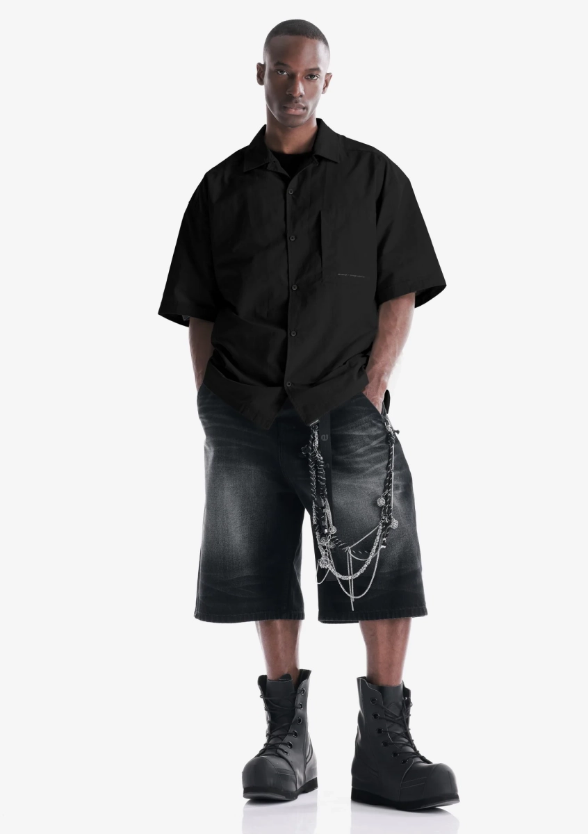 Рубашка KRAKATAU, цвет: Черный, Nm80-1 купить онлайн