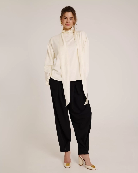 Блуза MILK Anmuse, цвет: белый, BL25S144-MLC купить онлайн