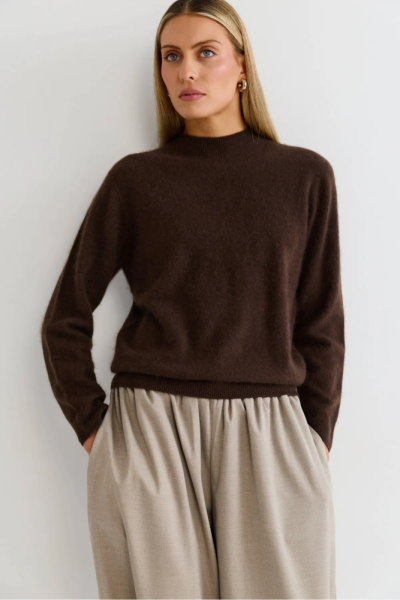 Джемпер из альпаки и кашемира