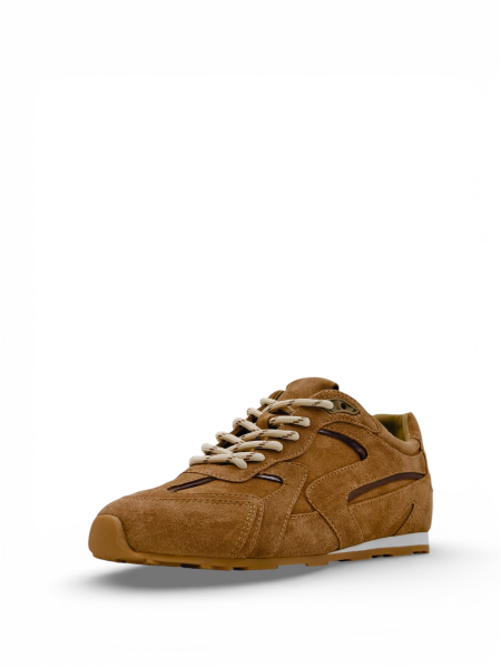 Кроссовки из натуральной замши GRANDERA, цвет: коричневый 519-06-n2598-n2540 (940) купить онлайн