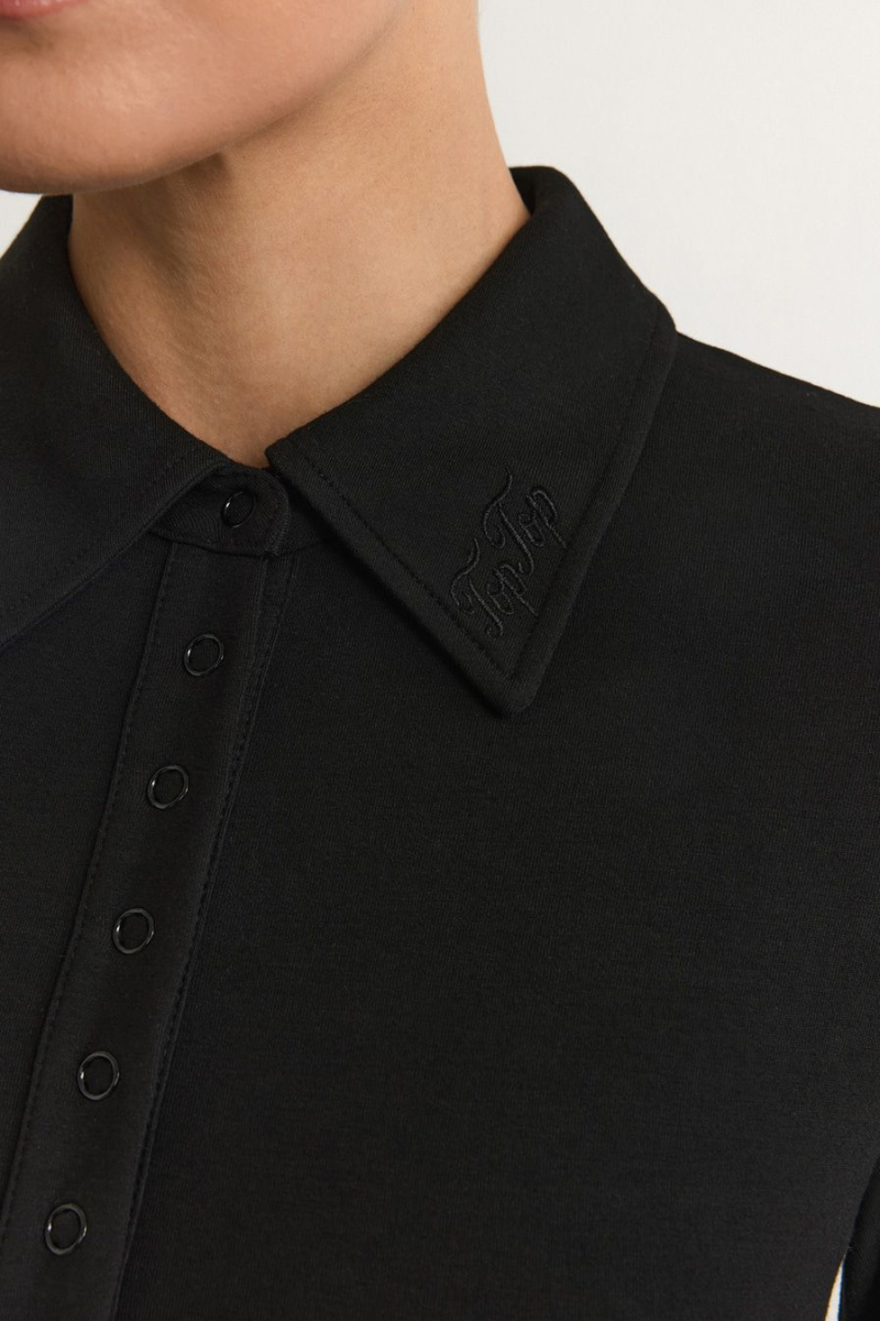 Боди на кнопках TOPTOP, цвет: Черный, TT.022.17925.900 купить онлайн