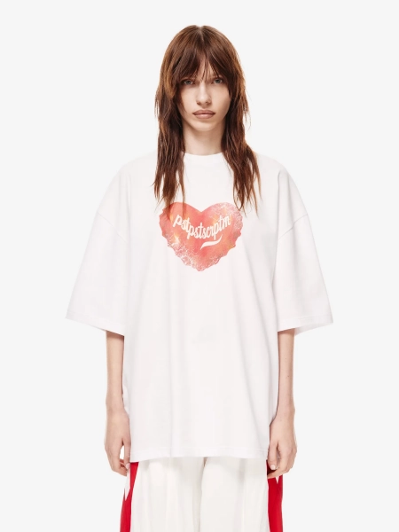 Футболка оверсайз с принтом p.p.s., цвет: белый, 1039.01.00.WTE купить онлайн
