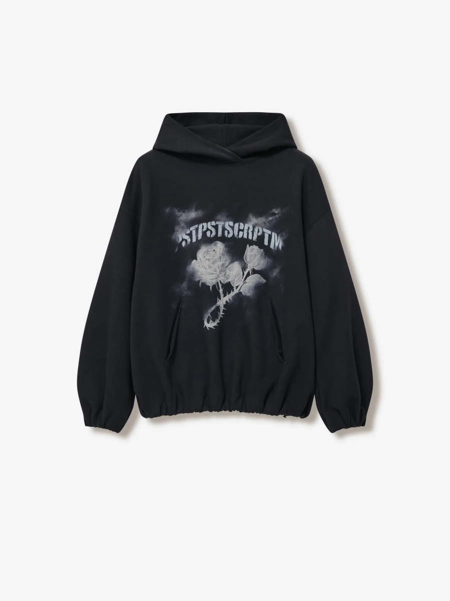Худи оверсайз с принтом p.p.s., цвет: Черный, 1046.00.00.BLK купить онлайн