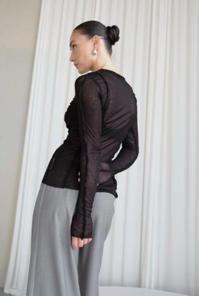 Лонгслив MINI, цвет: Черный, НФ-00000414 купить онлайн Лонгслив MINI, цвет: Черный, НФ-00000414 купить онлайн