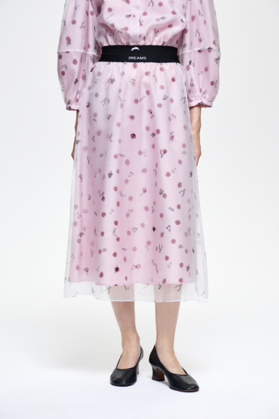 Юбка с эластичным поясом DREAMS BY ALENA AKHMADULLINA, цвет: розовый, 126102100204422/210000 купить онлайн