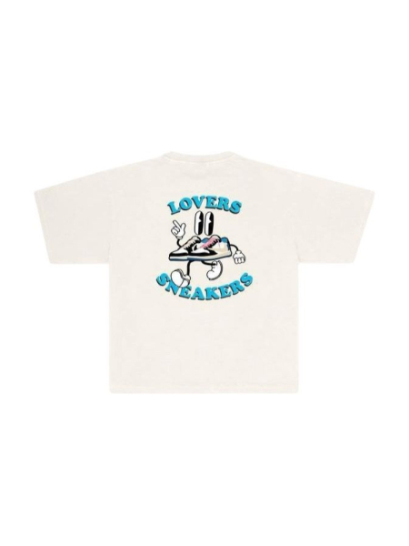 Футболка SHVETSOV STORE x LOVERS shvetsov store, цвет: бело-голубой,  купить онлайн