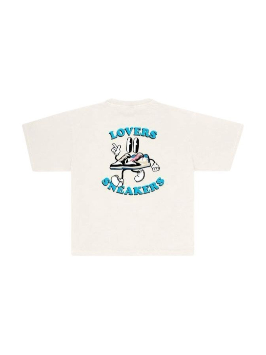 Футболка SHVETSOV STORE x LOVERS shvetsov store, цвет: бело-голубой,  купить онлайн