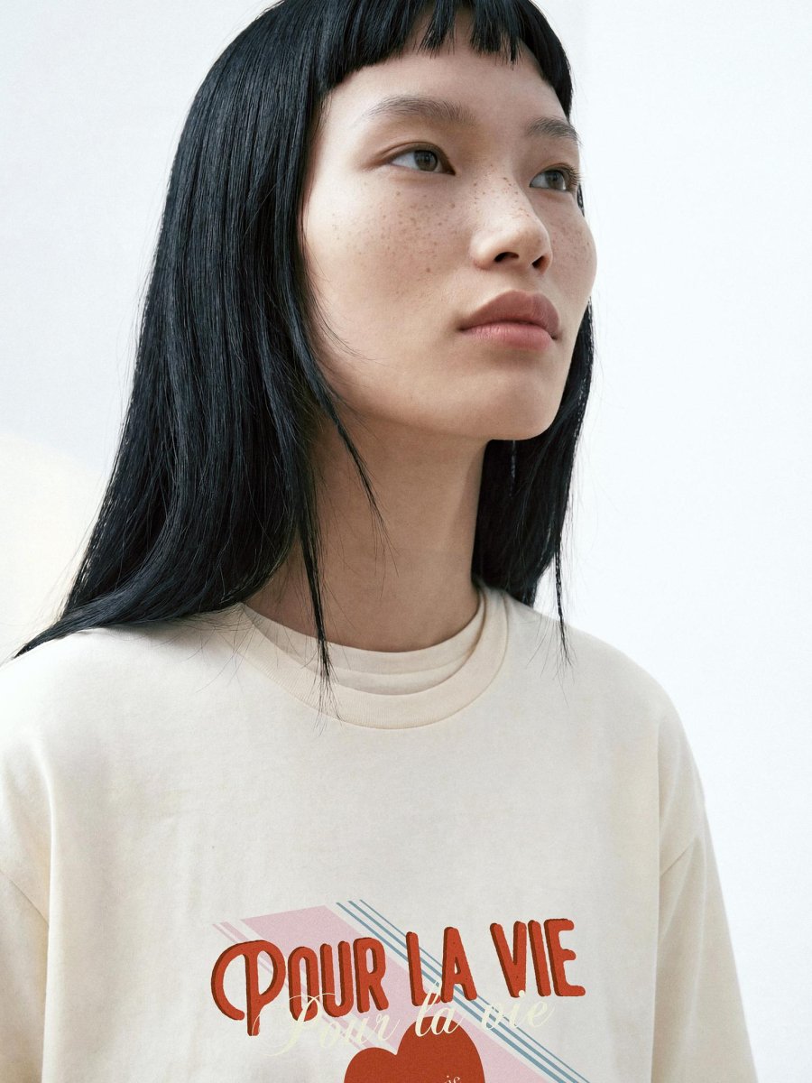 Футболка с принтом женская Chaika, цвет: белый SS26TS01-101 | новая женская коллекция купить онлайн