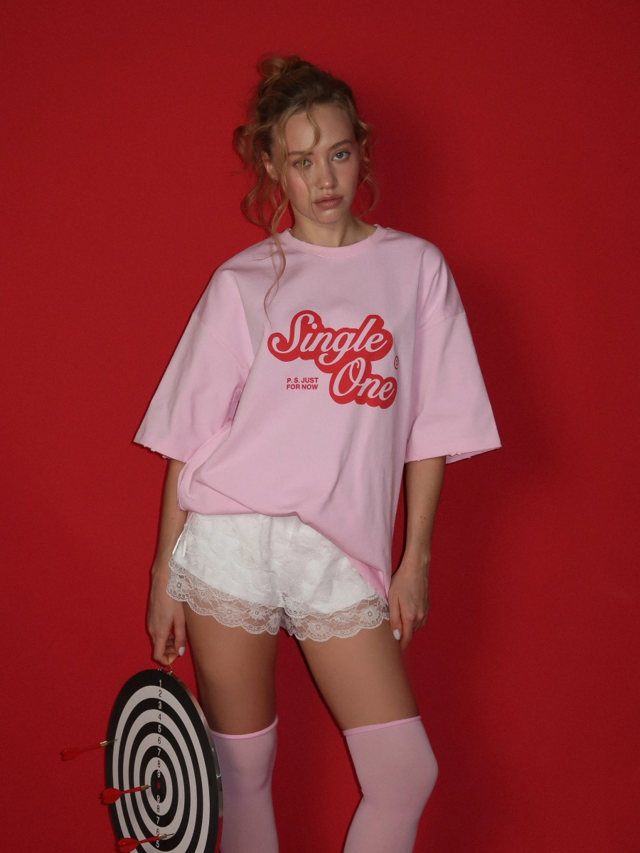 Футболка с принтом MIARTLAND, цвет: розовый НФ-00000853 | новая женская коллекция купить онлайн