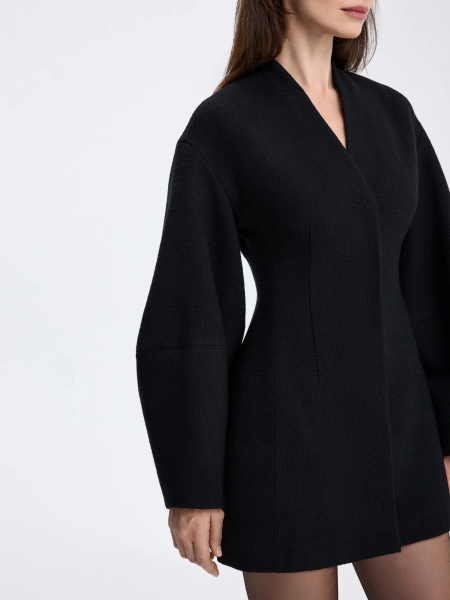 Платье с О-образными рукавами ANNA PEKUN, цвет: Черный, 20.2582.900 купить онлайн