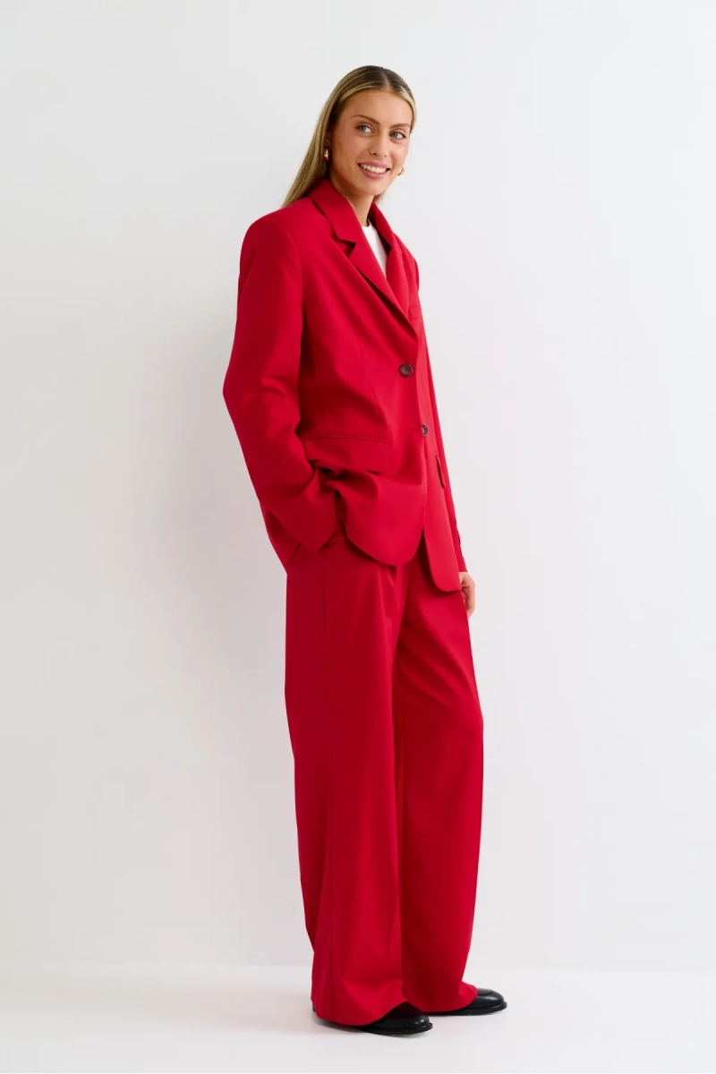 Жакет оверсайз Erist store, цвет: красный, НФ-00003087 купить онлайн