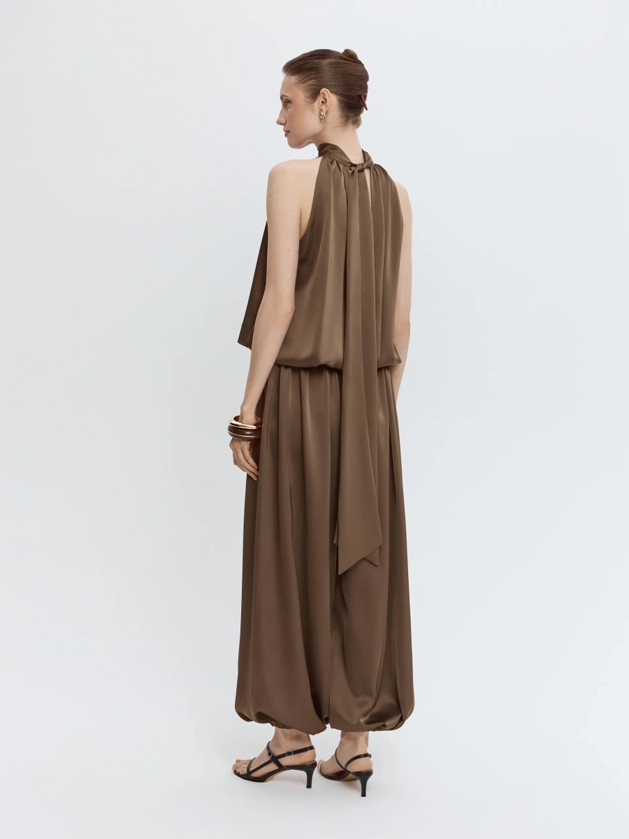 Комбинезон из атласа ANNA PEKUN, цвет: серый, 23.2600.800 купить онлайн