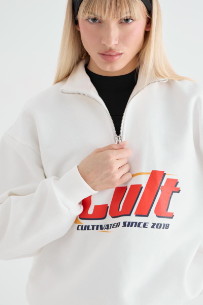 Анорак с принтом CULTBASE, цвет: белый,  купить онлайн