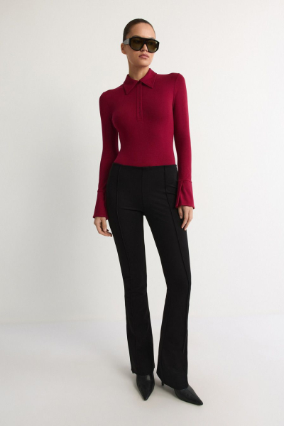 Боди на кнопках TOPTOP, цвет: Бордовый, TT.022.17925.330 купить онлайн