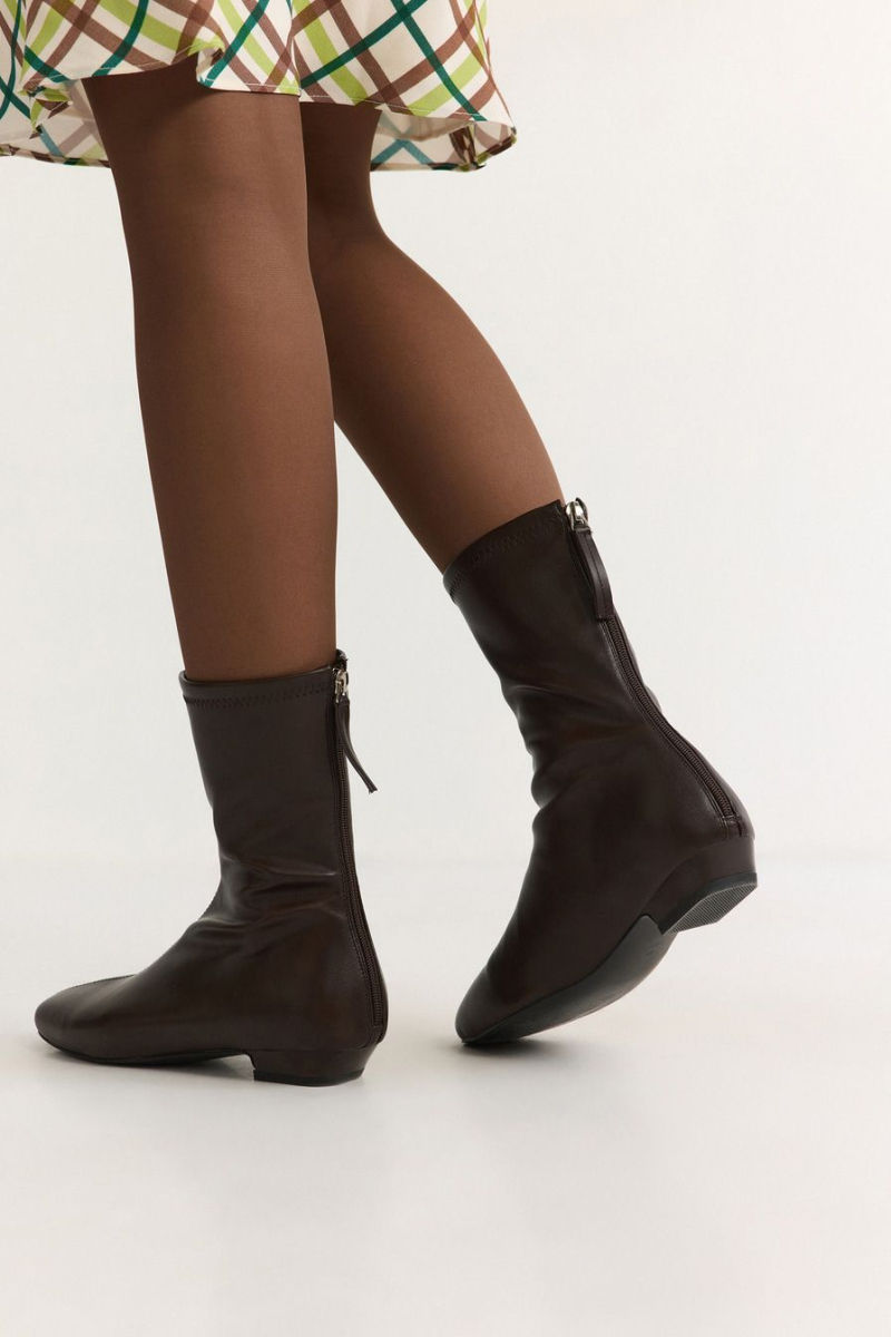 Ботинки из экокожи Lera Nena, цвет: коричневый LNU.304.18958.700 купить онлайн