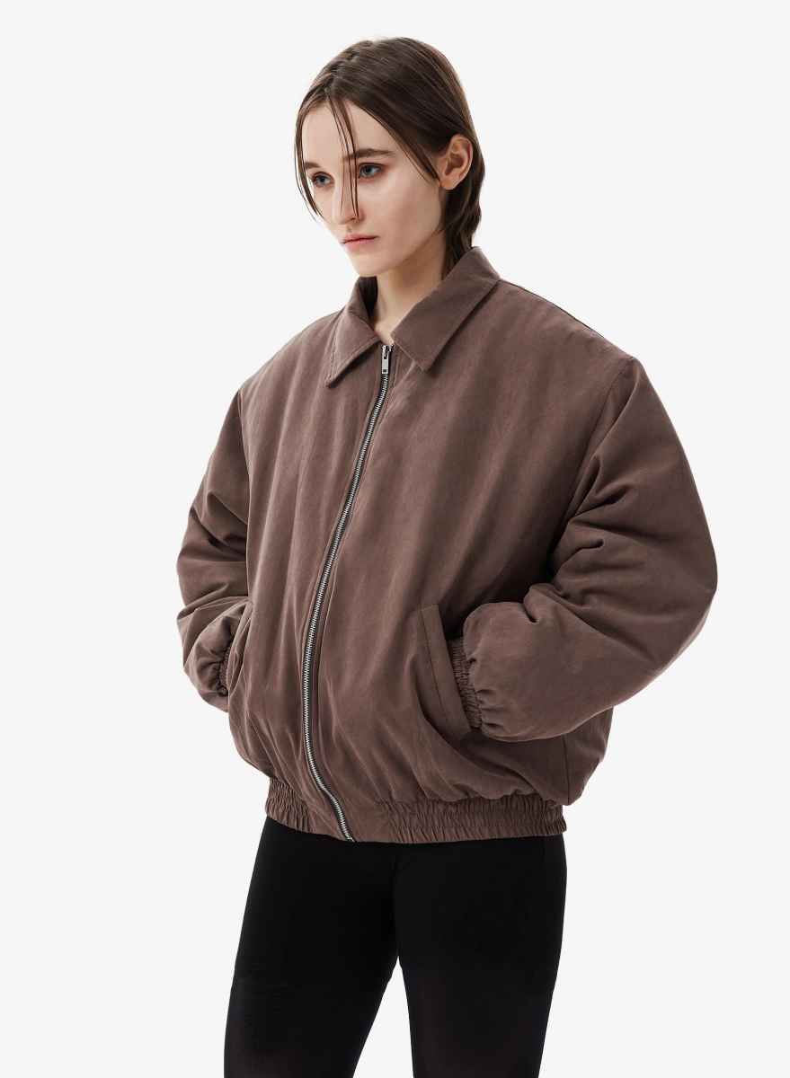 Бомбер утепленный F | ABLE, цвет: коричневый, BMBR-FBL-FRM-BRWN купить онлайн