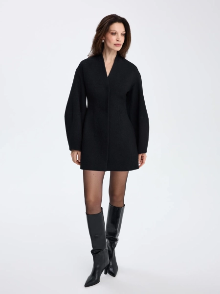 Платье с О-образными рукавами ANNA PEKUN, цвет: Черный, 20.2582.900 купить онлайн